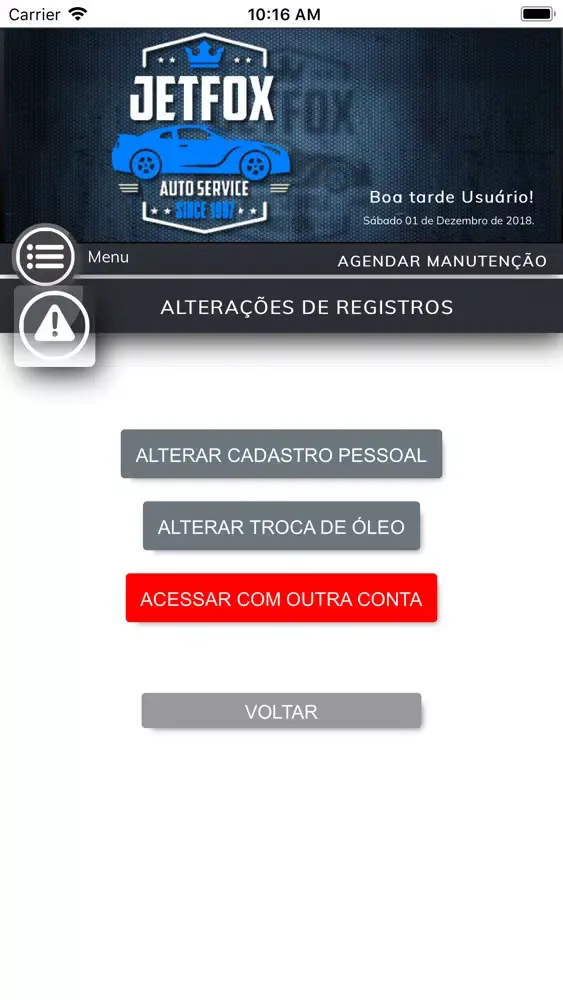 Capturas de tela do JetFox Auto Mecânica