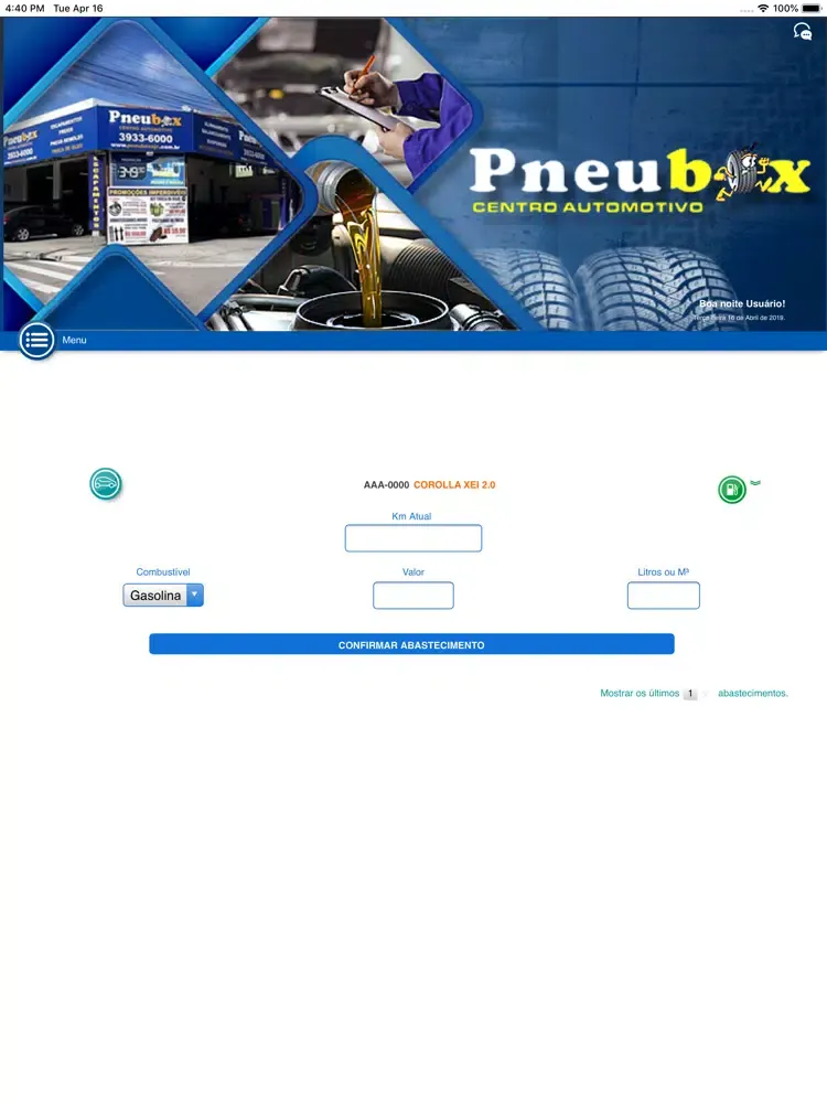 PneuBox Centro Automotivo iPad  স্ক্রিনশট