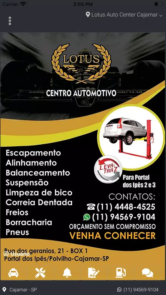 Zrzuty ekranu Lotus Auto Center Cajamar
