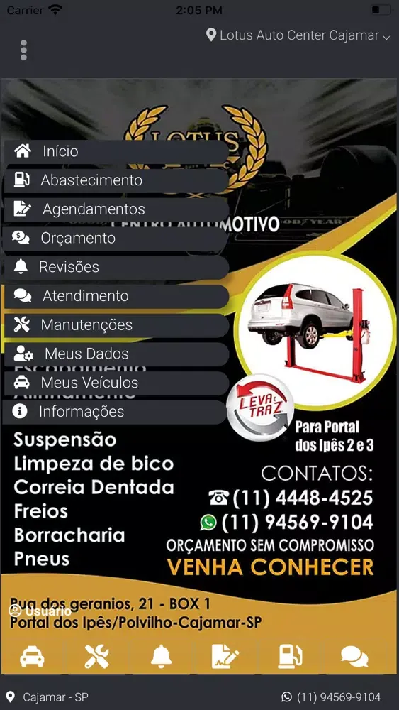 Zrzuty ekranu Lotus Auto Center Cajamar