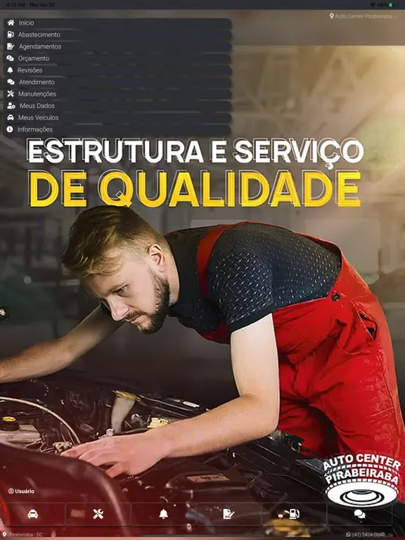 Capturas de pantalla de Auto Center Pirabeiraba iPad 