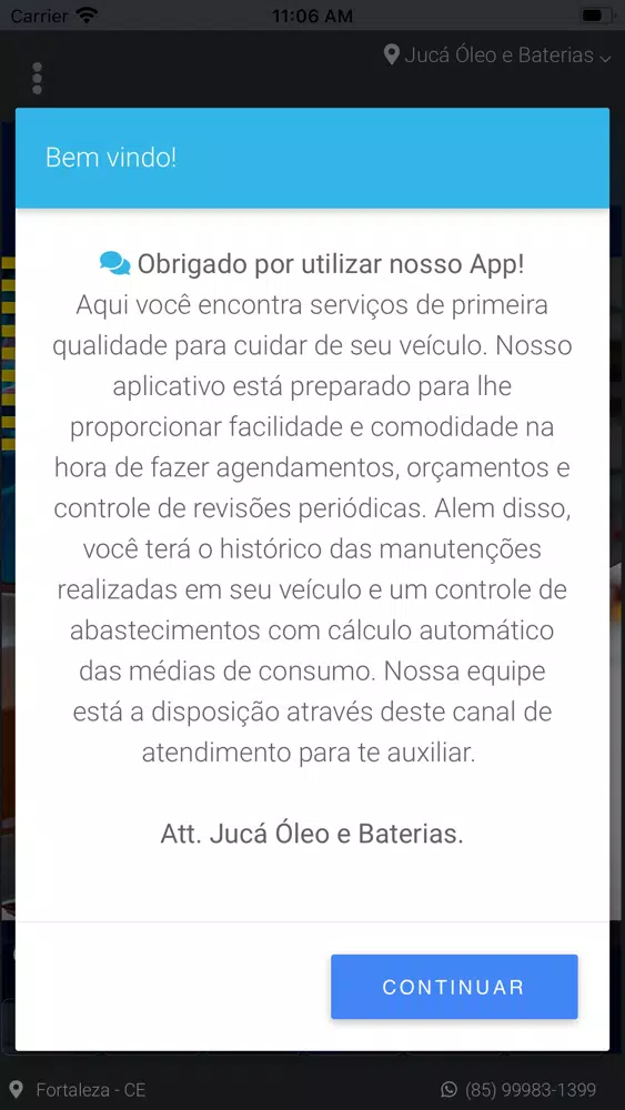Jucá Óleo & Baterias Screenshots