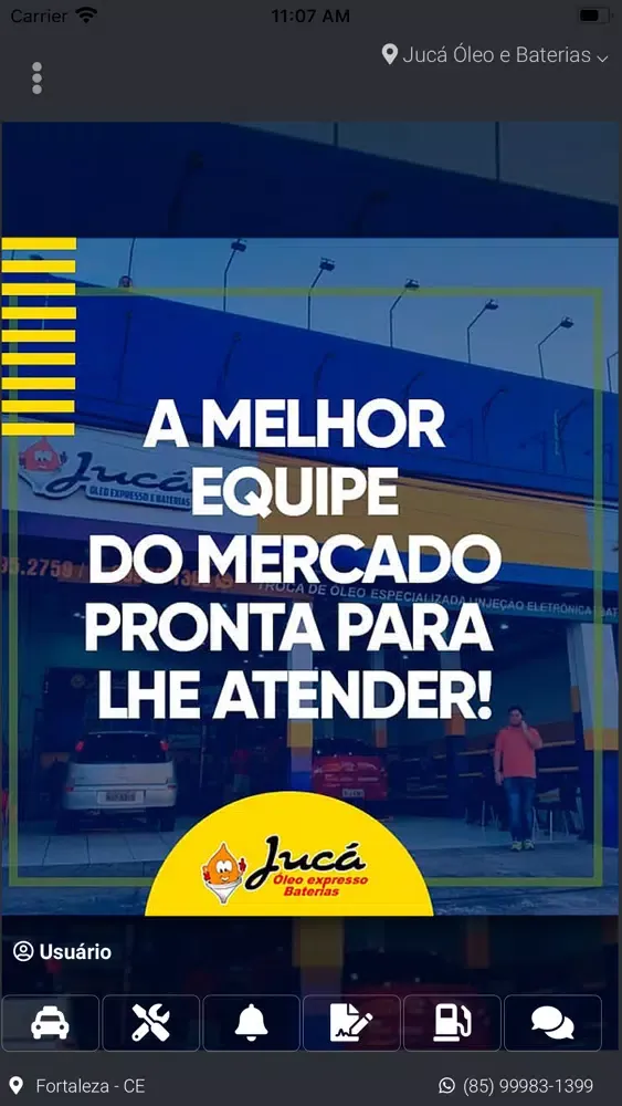 Jucá Óleo & Baterias Screenshots