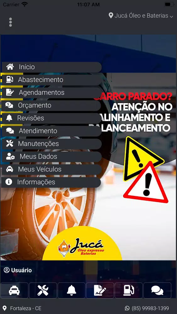 Jucá Óleo & Baterias Screenshots