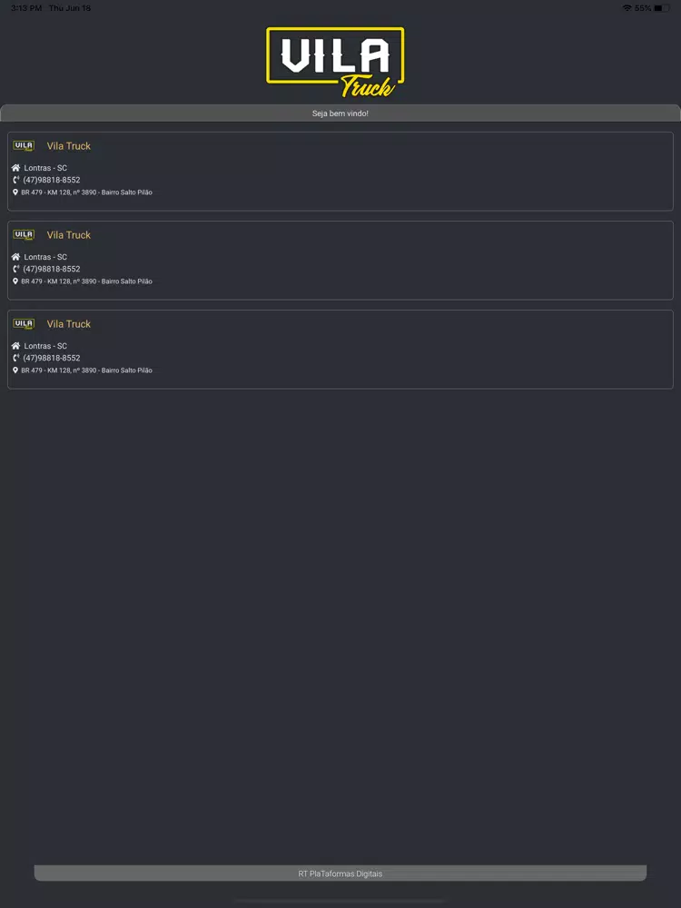Vila Truck iPad  Screenshots
