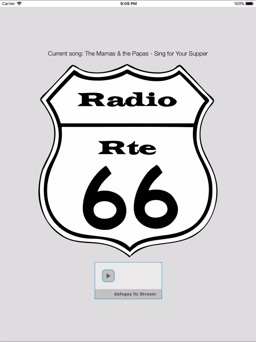 Screenshot di Rte. 66 Radio iPad 