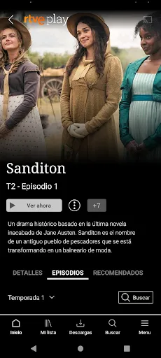 Screenshot di RTVE Play