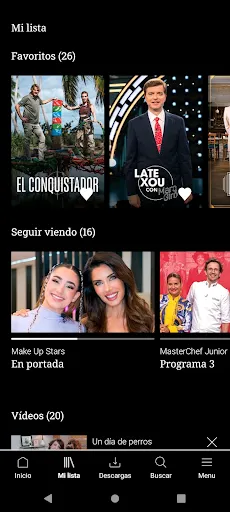 Screenshot di RTVE Play