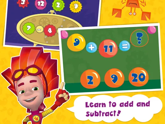 Tangkapan skrin Math Games for Kids Fixies 4+ iPad 