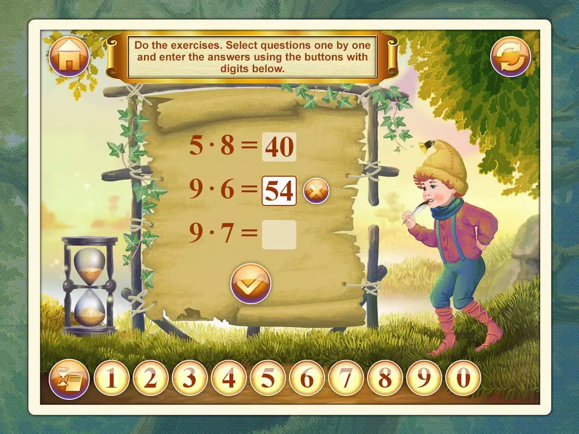 Multiplication table.Education iPad  Screenshots