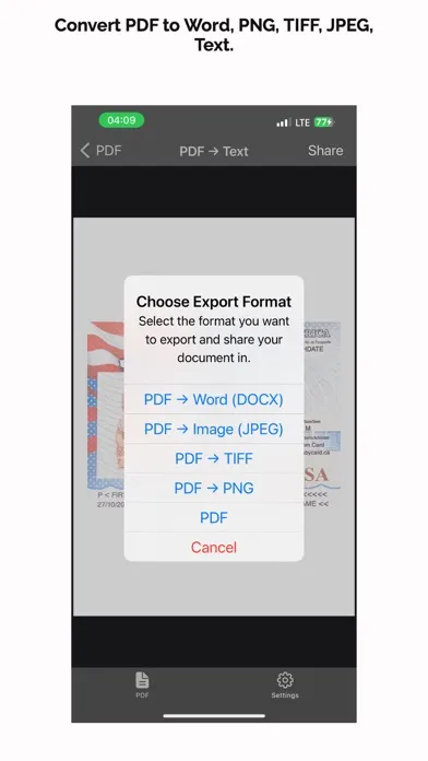 Ảnh chụp màn hình của ScanOCRApp - Scan PDF to Word