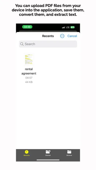 Ảnh chụp màn hình của ScanOCRApp - Scan PDF to Word