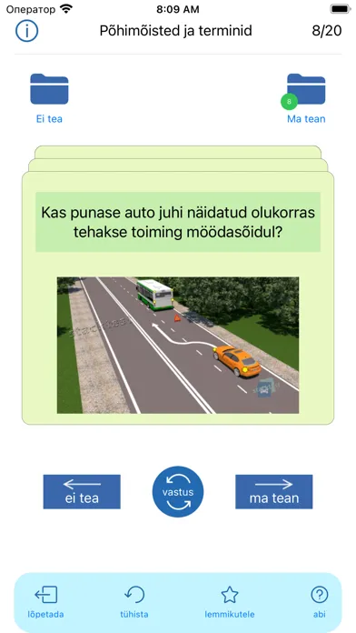 Tangkapan skrin Tests traffic rules 2024 Exam