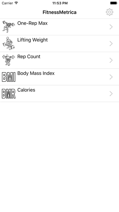 Fitness Metrica - power and dietary indicators Ekran Görüntüleri