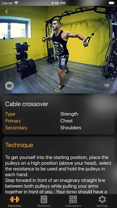 Gym Guide workouts & exercises应用截图