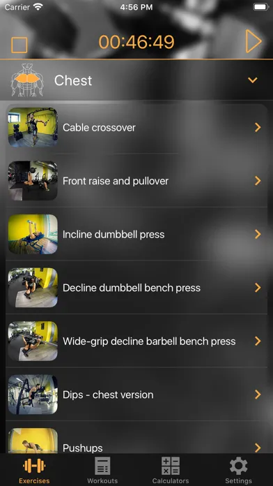 Gym Guide workouts & exercises应用截图