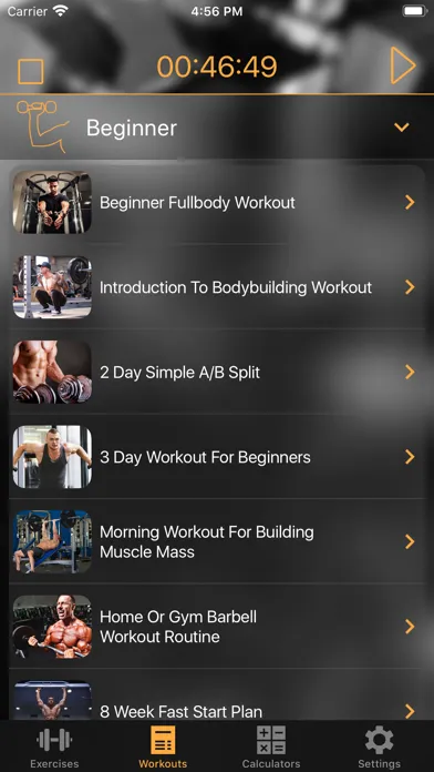 Gym Guide workouts & exercises应用截图