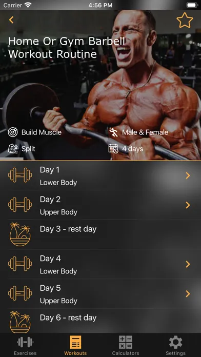 Gym Guide workouts & exercises应用截图