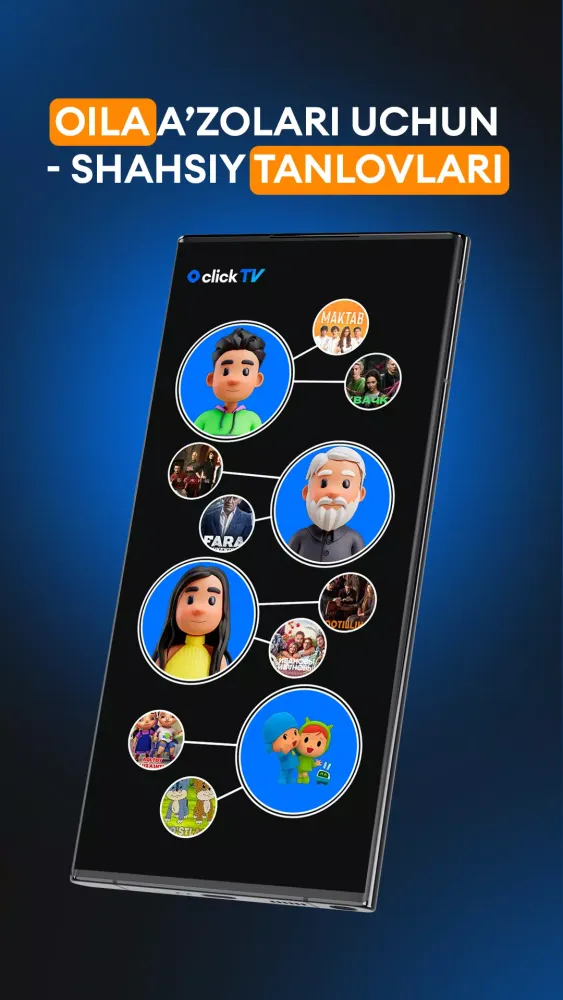 Capturas de pantalla de Click TV