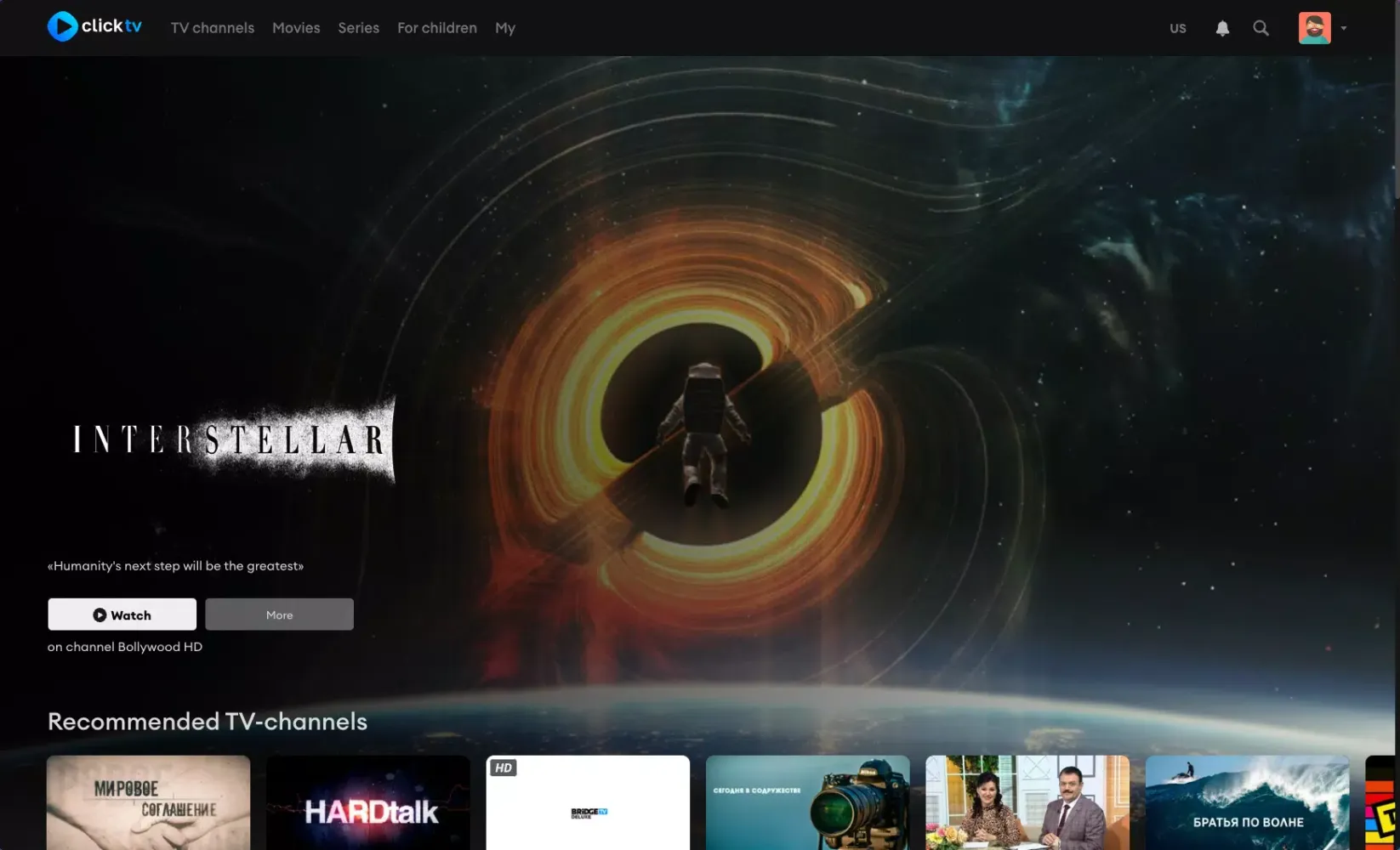 Capturas de pantalla de Click TV