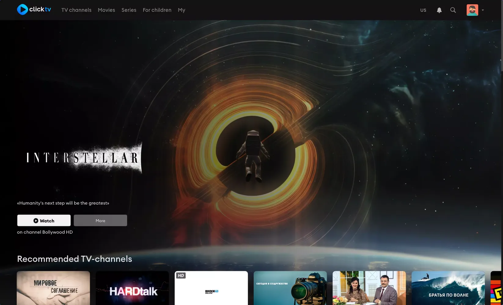 Capturas de pantalla de Click TV