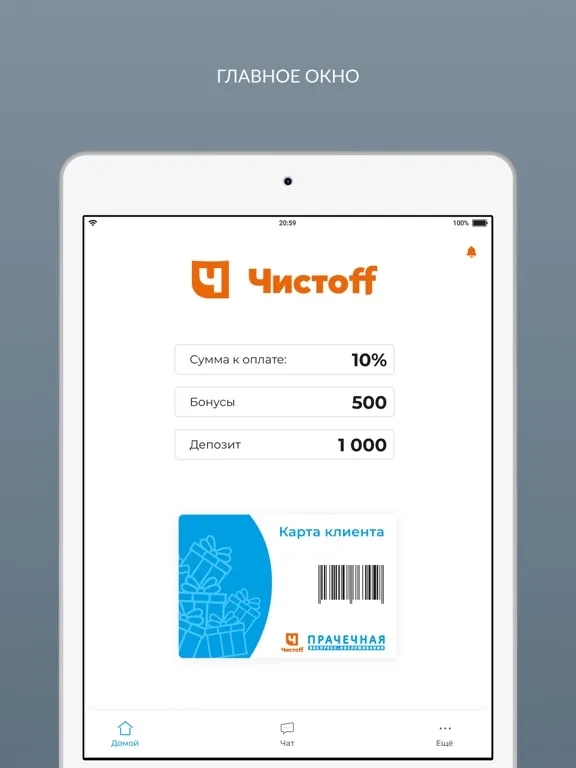 Чистофф химчистка-прачечная iPad  Ekran Görüntüleri
