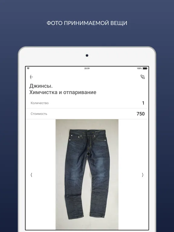 Химчистка Caritta iPad  Screenshots