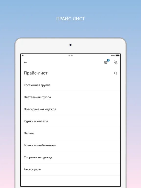 Capturas de tela do Химчистка Долорес iPad 