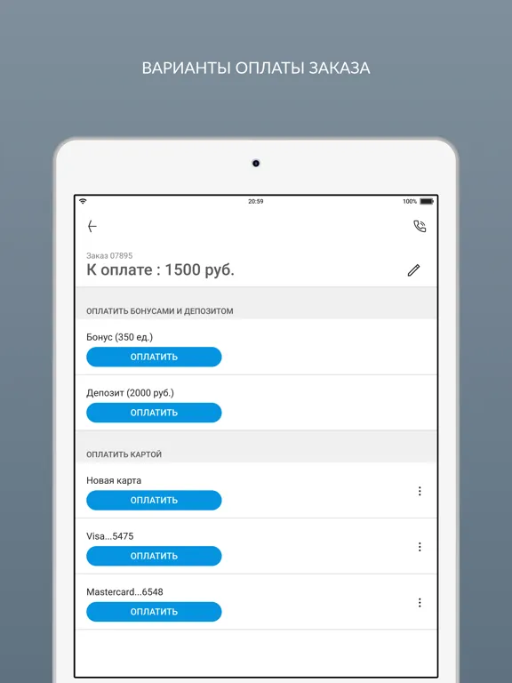 Химчистка Camaly iPad  Screenshots