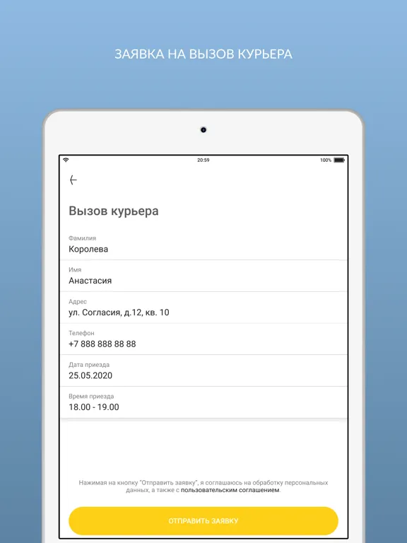 Capturas de tela do Химчистка КЛАССИКА iPad 