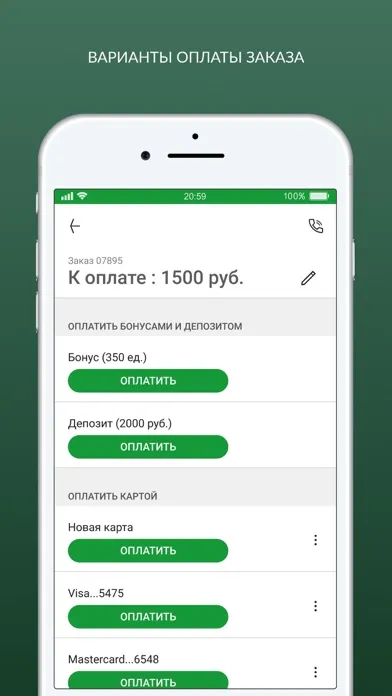 Captures d'écran de Химчистка Green City