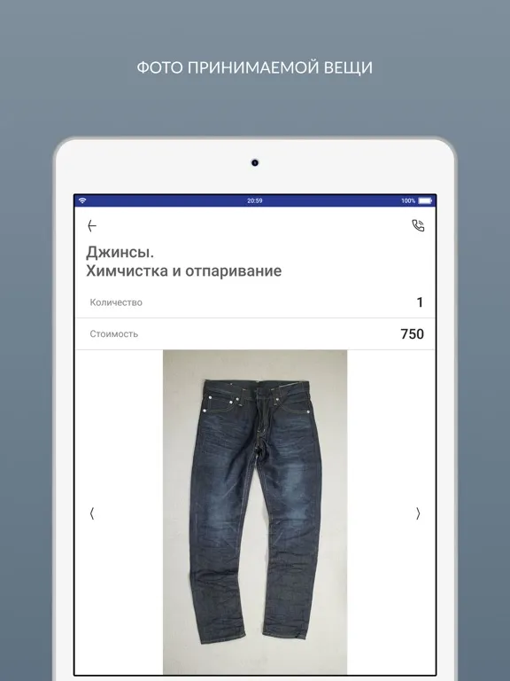 Ảnh chụp màn hình của ХИМЧИСТКА КРИСТИС iPad 