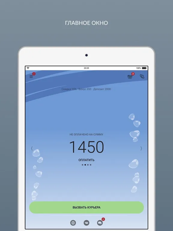 Tangkapan layar Мистер Чисто Химчистка iPad 