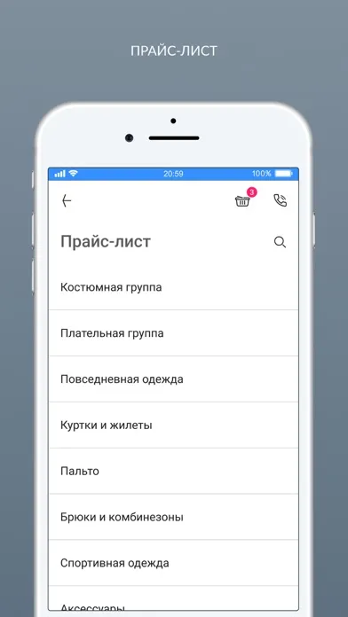 Capturas de tela do ОТ и ДО (химчистка/прачечная)