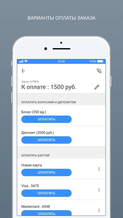 Capturas de tela do ОТ и ДО (химчистка/прачечная)