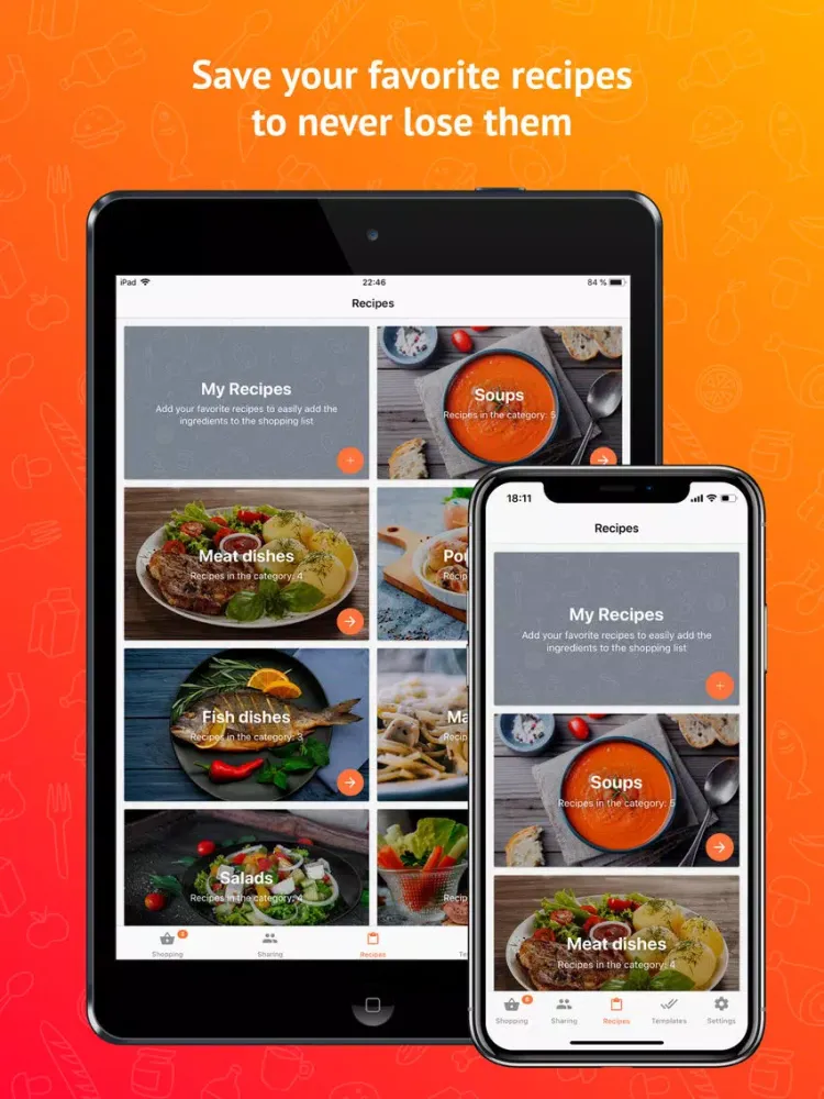 ChefList: family shopping list iPad  Screenshots
