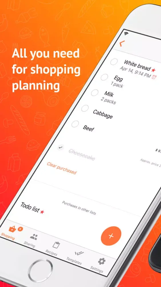 ChefList: family shopping list Screenshots