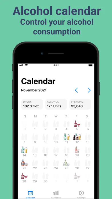 صور Alcohol drink tracker AlcoStat