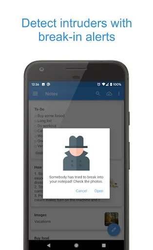 Screenshot di Private Notepad - safe notes