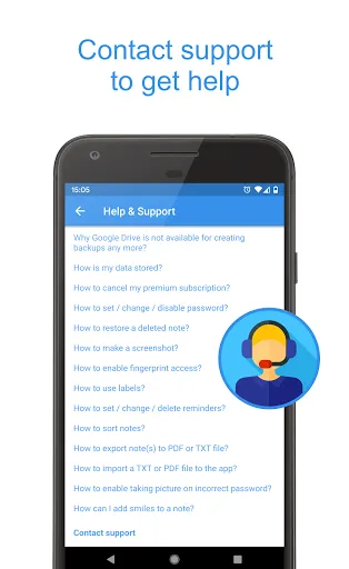 Screenshot di Private Notepad - safe notes