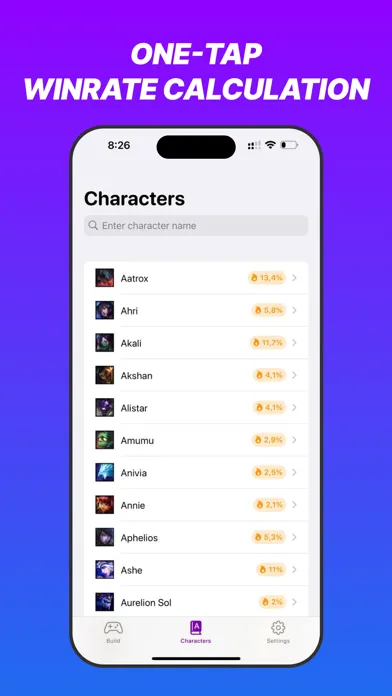 Zrzuty ekranu Game Team Builder