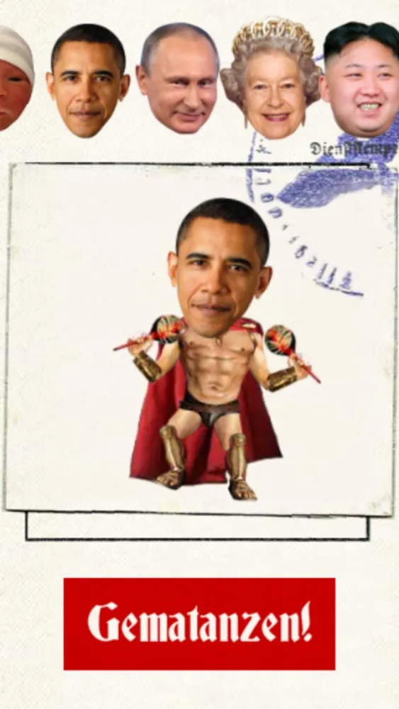 Gematanzen! - funny celebrity cartoon dance music video maker with your face Screenshots
