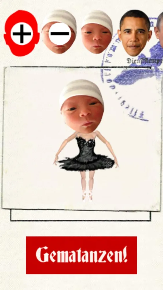 Gematanzen! - funny celebrity cartoon dance music video maker with your face Screenshots