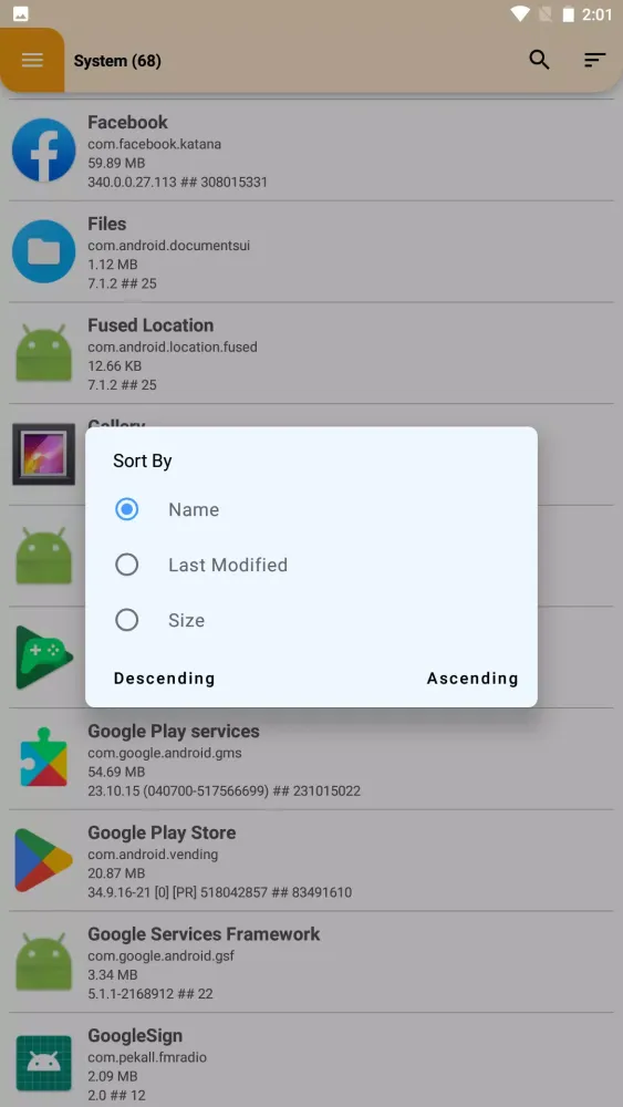 Apk extractor Screenshots