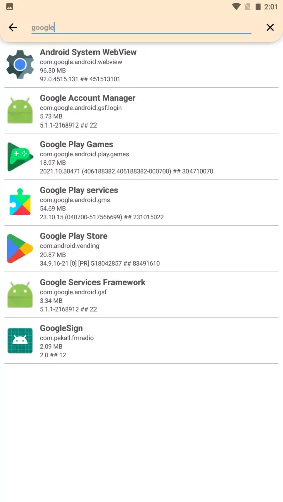 Apk extractor Screenshots