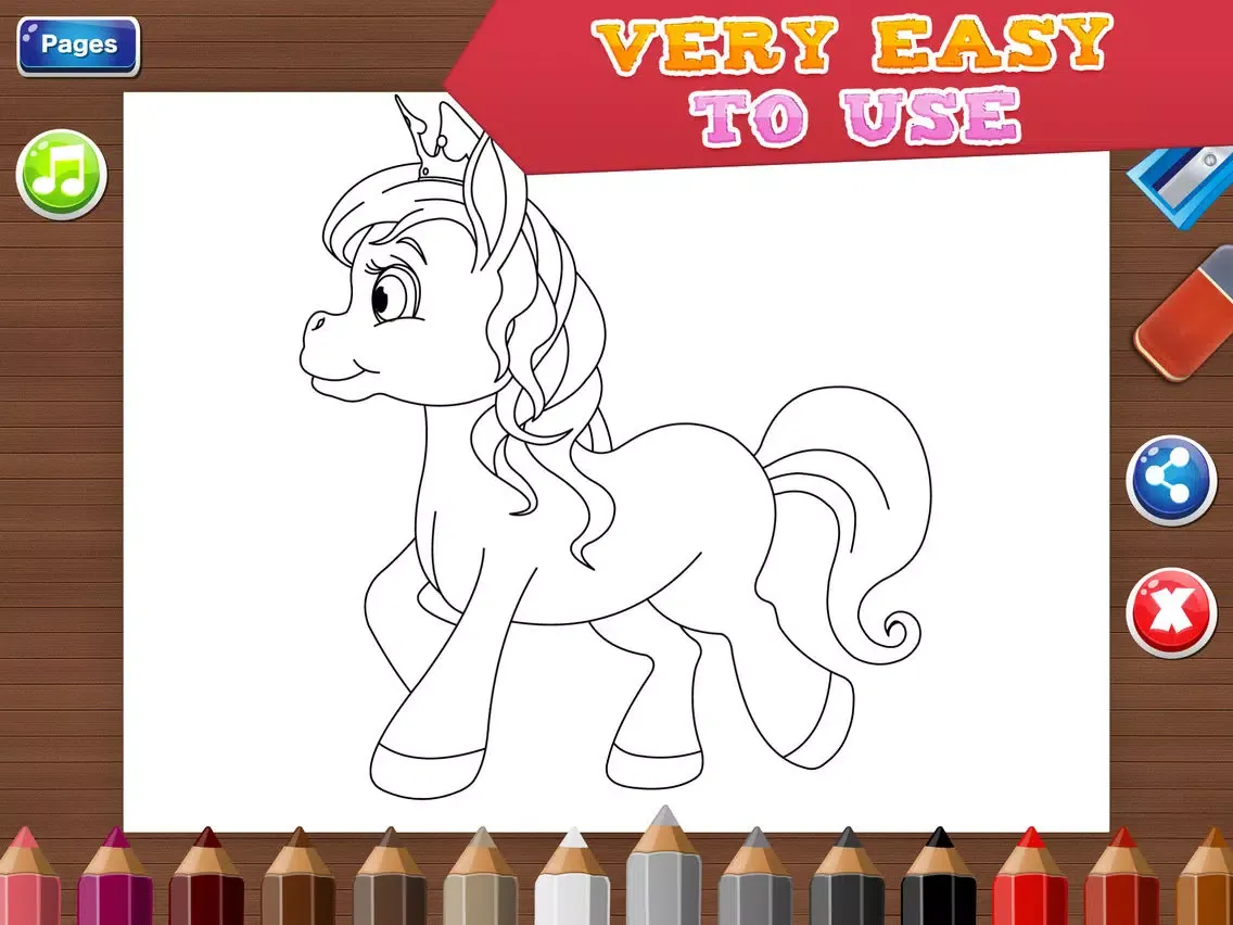 Coloring Pages for Kids - Fun Games for Girls & Boys iPad  Screenshots