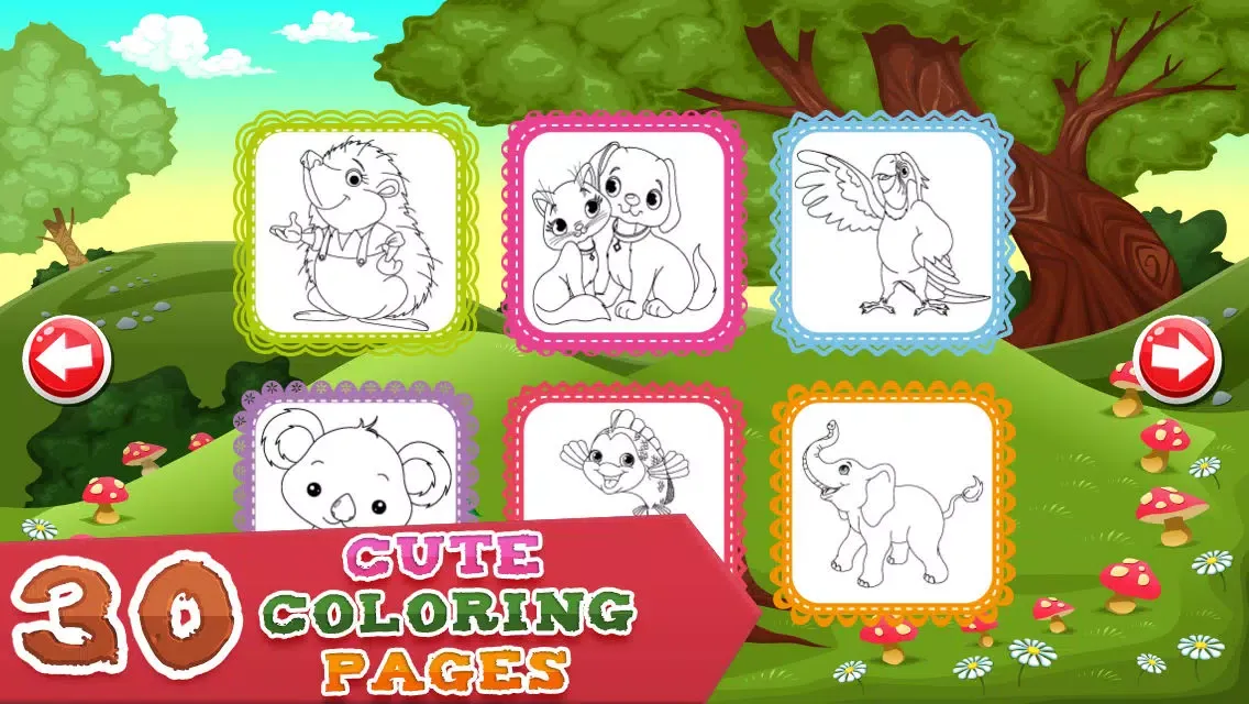 Coloring Pages for Kids - Fun Games for Girls & Boys Screenshots