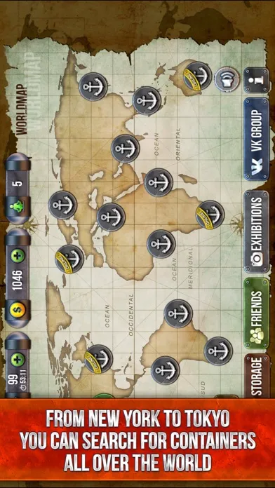 ภาพหน้าจอของ Wars for the containers.