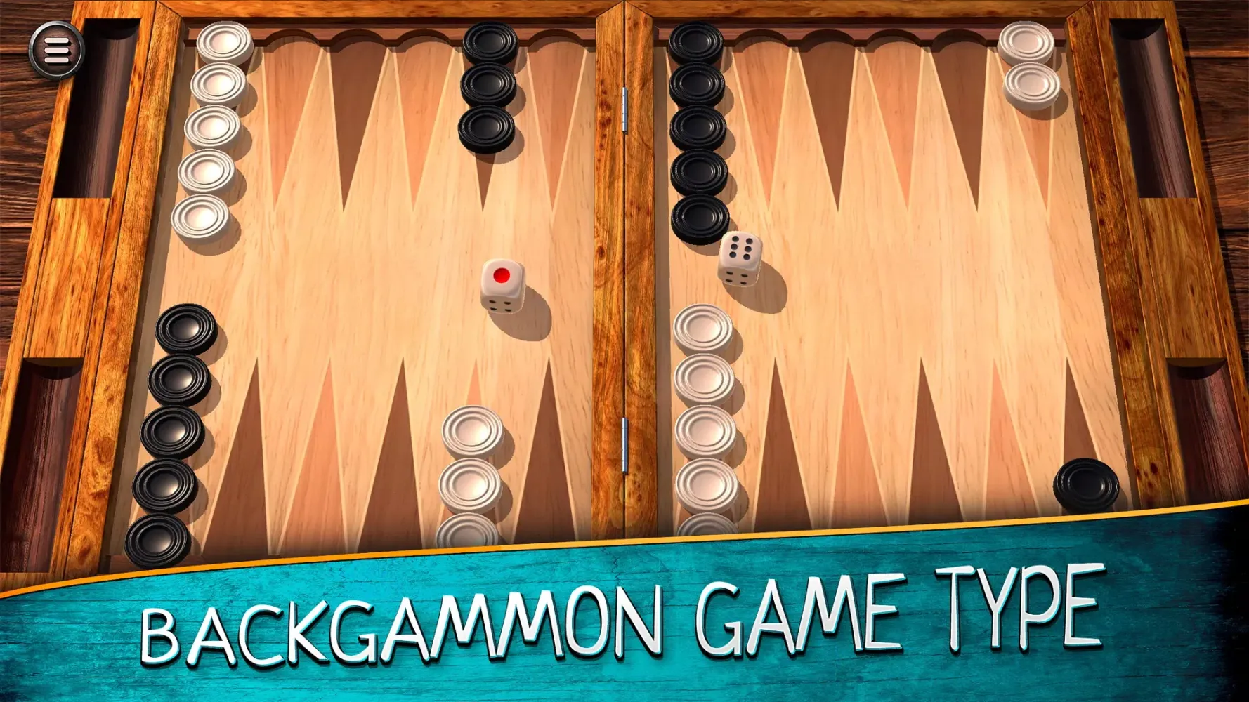 Capturas de tela do Backgammon