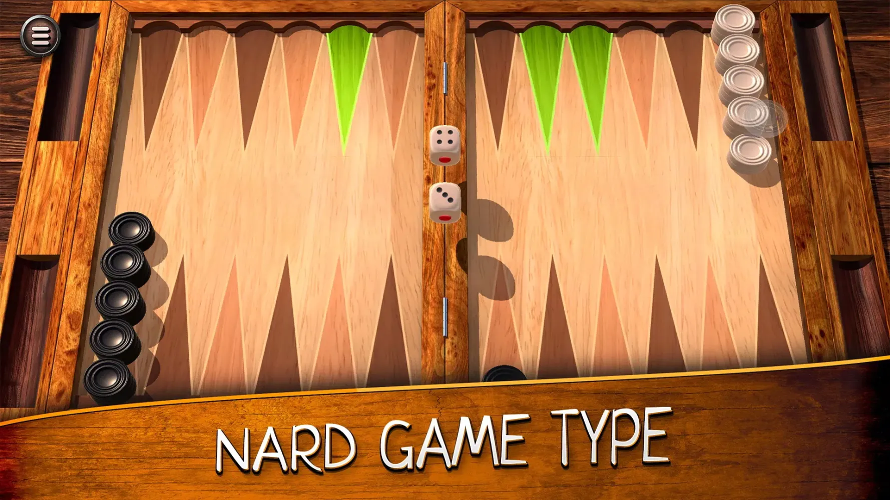 Capturas de tela do Backgammon